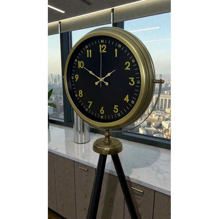 Mey İthalat® Retro Luxury Tripod Ayaklı Saat