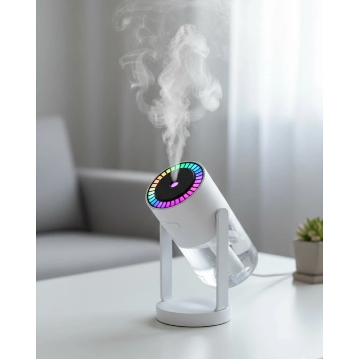 Mey İthalat® RGB Işıklı Hava Nemlendirici Ultrasonik Teknoloji ve Portatif Tasarım