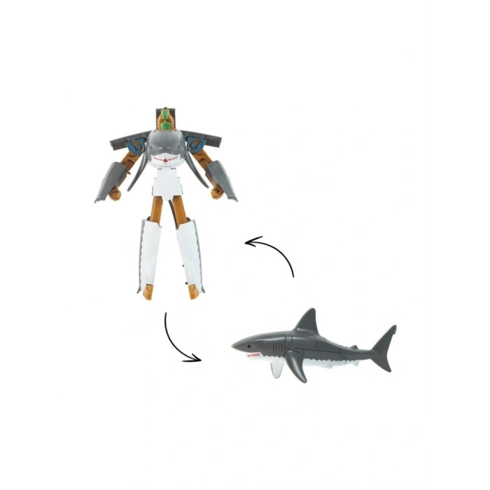 Mey İthalat® Robota Dönüşen Orca Balina Oyuncak