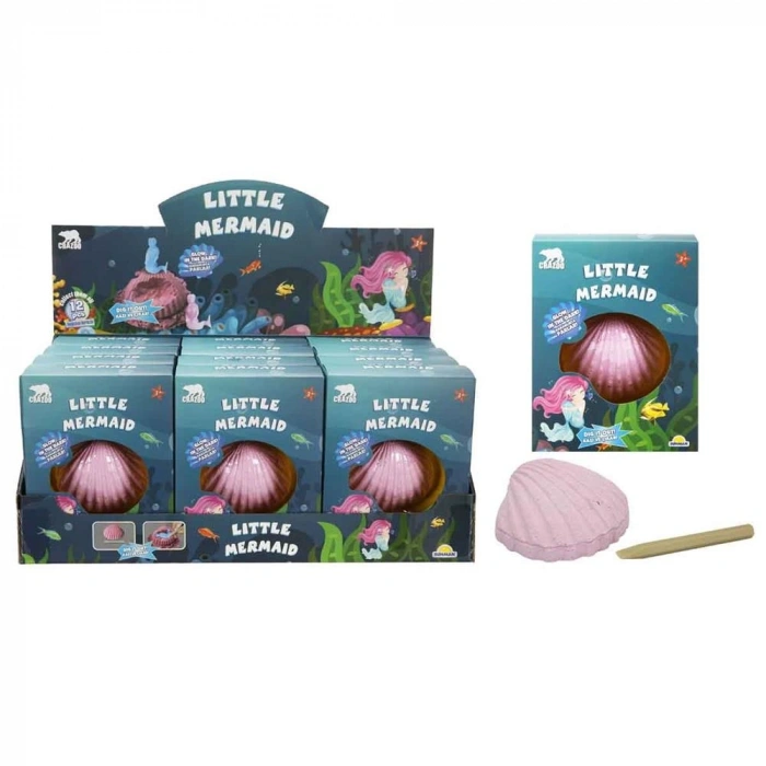 Mey İthalat® S00003200 KAZI SET FOSİL SERİSİ DENİZKIZI PARLAYAN