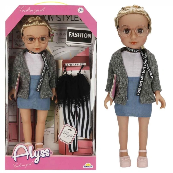 Mey İthalat® S00004286 ALYSS GÜNLÜK KIYAFET MODA BEBEKLERİ -SUN