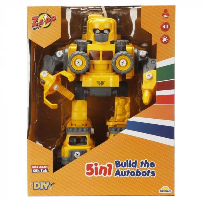 Mey İthalat® S00004549 ZAP SÖK TAK AUTOBOATS 5İN1 SES IŞIK -SUN