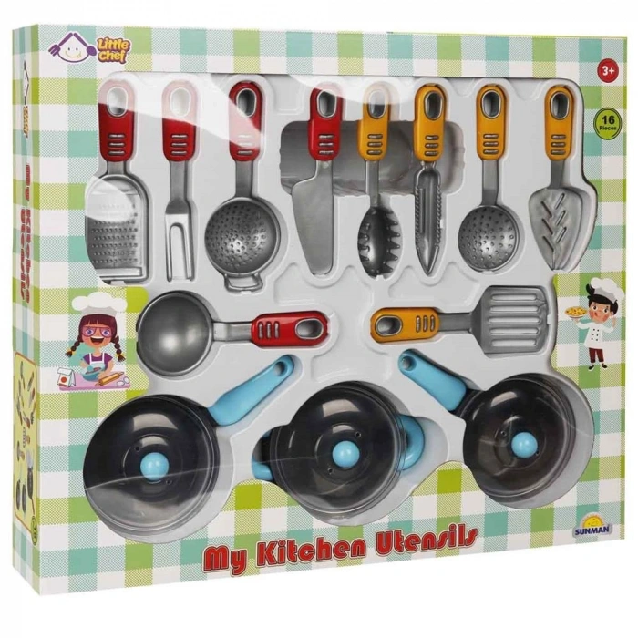 Mey İthalat® S00004681 MUTFAK GEREÇLERİ SETİ BYK KUTULU -SUN