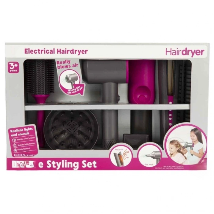 Mey İthalat® S00004912 SAÇ ŞEKİLLENDİRME 7 PRÇ.SES/IŞIK