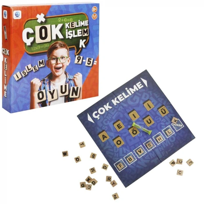 Mey İthalat® S00004978 ZEKA OYUNU ÇOK KELİME ÇOK İŞLEM -SUN