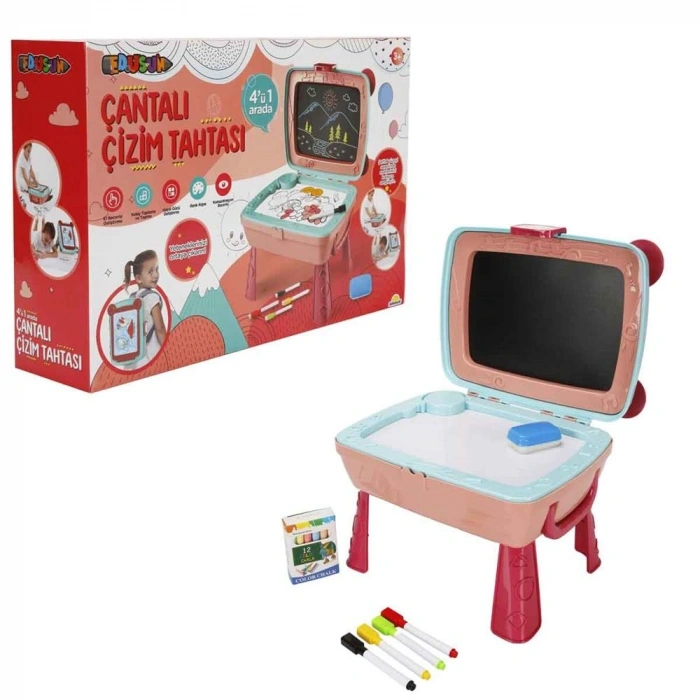 Mey İthalat® S01004724 EDS DOODLE ÇANTALI 4İN 1 TAHTASI -SUN