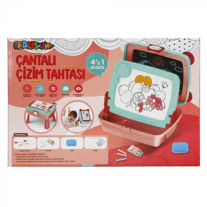 Mey İthalat® S01004724 EDS DOODLE ÇANTALI 4İN 1 TAHTASI -SUN