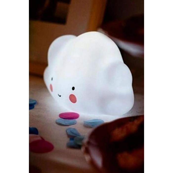 Mey İthalat®  Sevimli Bulut Şeklinde Led Dekoratif Gece ası Aydınlatması