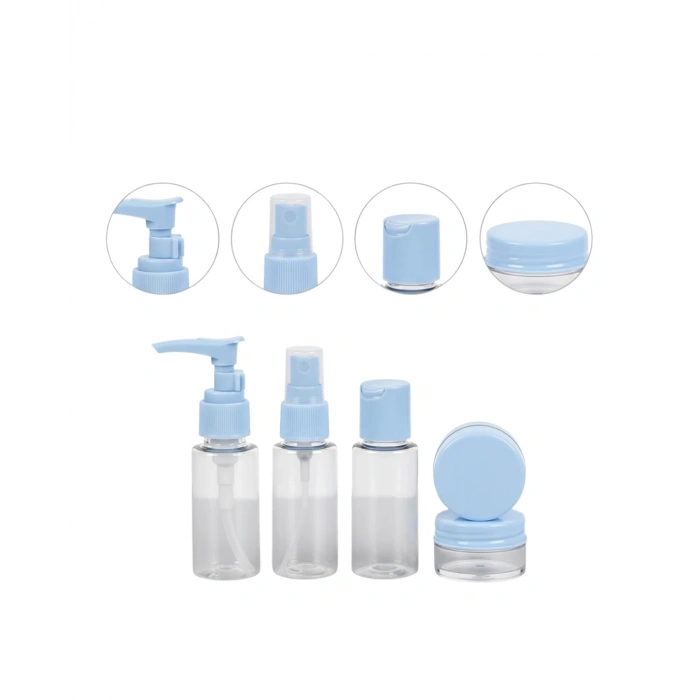 Mey İthalat® Seyahat İçin 5’li Şeffaf Dolum Şişesi Seti 30 ml