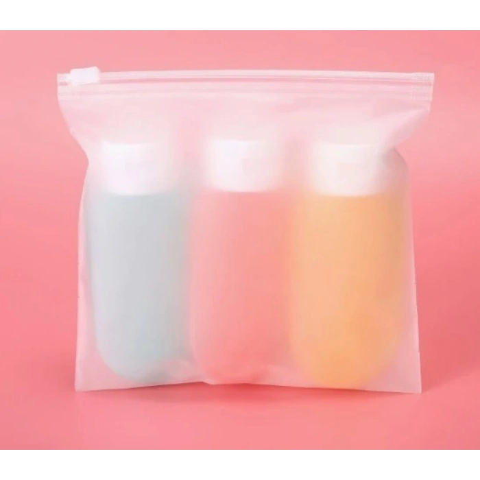 Mey İthalat® Seyahat Tipi Doldurulabilir Krem Şampuan Kutusu 3 lü Set