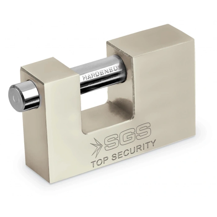 Mey İthalat® SGS 1367 Cam Kapı Kilidi Kayar Milli Saten Kaplama 90 mm