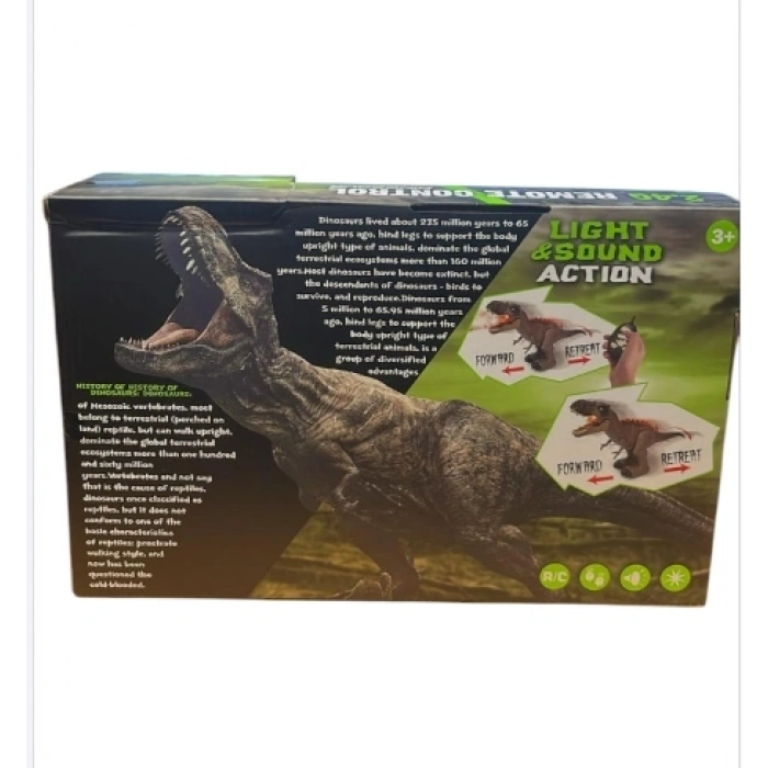 Mey İthalat® SH40653 U/K PİLLİ DUMAN ATAN DİNOZOR -ZRV