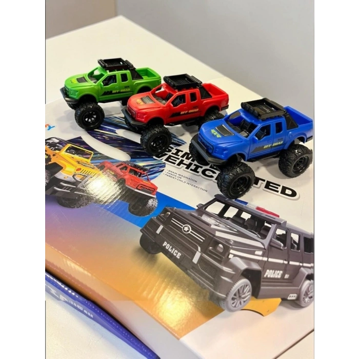 Mey İthalat® SH40933 SÜRTMELİ ARABA PİCK UP PLASTİK