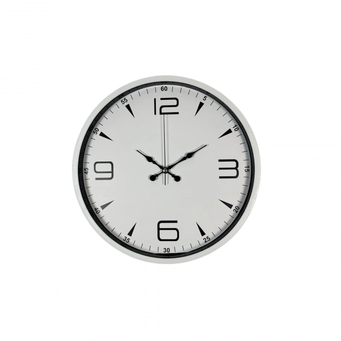 Mey İthalat® Soft Beyaz 36 Cm Dekoratif Duvar Saati