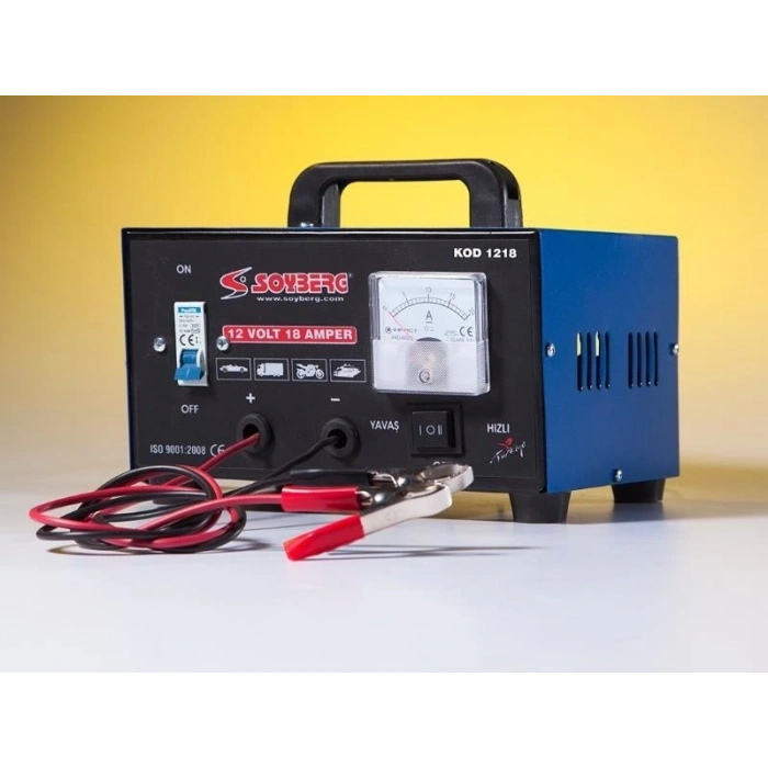 Mey İthalat® Soyberg 1218 Akü Şarj Cihazı