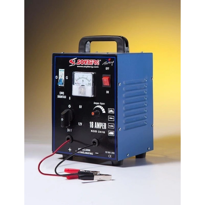 Mey İthalat® Soyberg 2418 Akü Şarj Cihazı