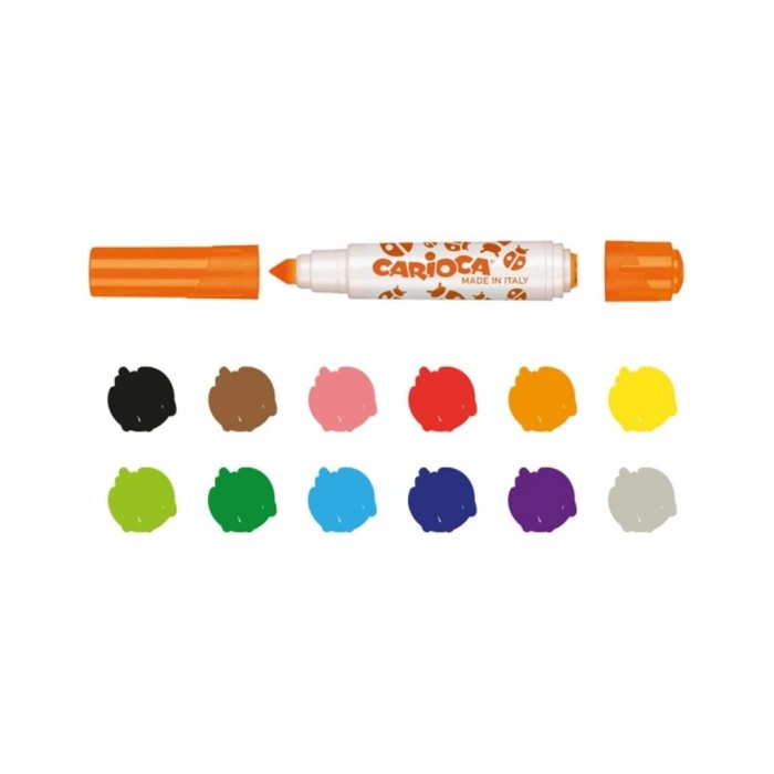 Mey İthalat®  Stamperello Keçeli Boya Kalemi 12li