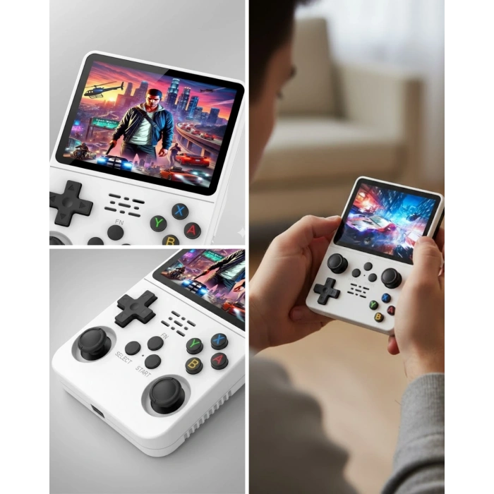 Mey İthalat® Taşınabilir Oyun Cihazı Çoklu Oyun Formatı ve Güçlü Donanım
