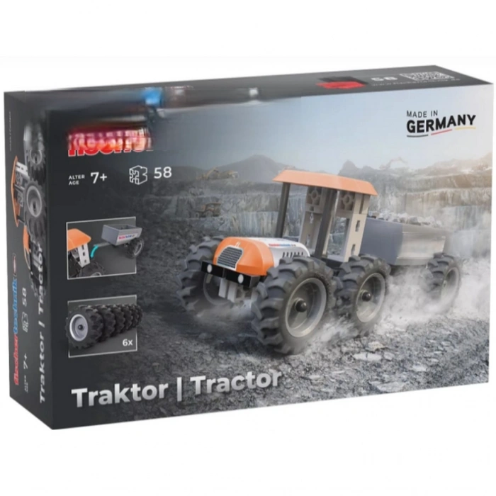 Mey İthalat® Traktör Yapım Oyuncağı 58 Parça