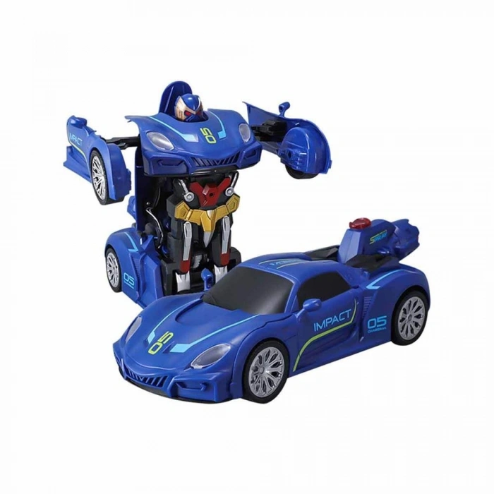 Mey İthalat® Transforming Robot Racer Uzaktan Kumandalı Sesli ve Işıklı Robotlar