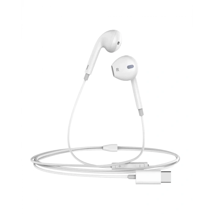 Mey İthalat® Type C Kablolu Kulak İçi Kulaklık Net Ses ve Güçlü Bas Deneyimi