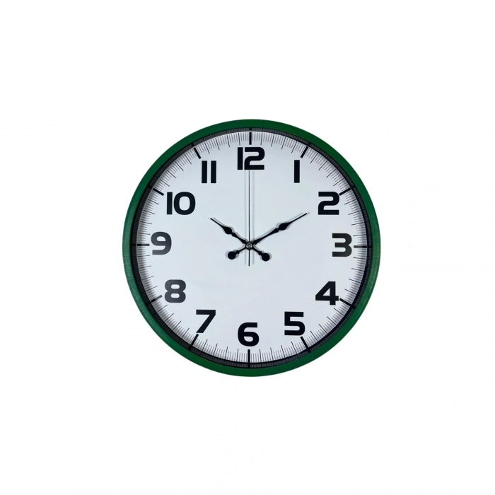 Mey İthalat® Yeşil 36 Cm Zarif Duuvar Saati