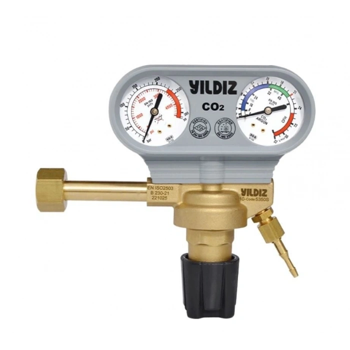 Mey İthalat® Yıldız 5350S CO2 Basınç Düşürücü