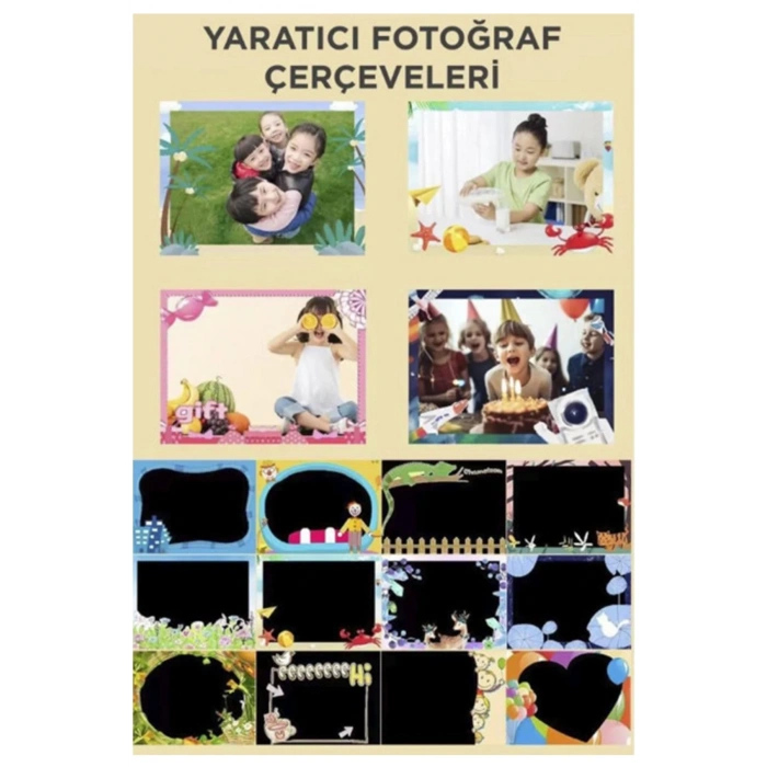 Mini 1080p Hd Çocuk Kamera Dijital Fotoğraf Makinesi 2.0 Inç Ekran 5 Adet Oyun Pembe