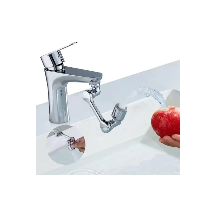 Mutfak Banyo Musluk Başlığı 180 Derece Dönebilen Fonksiyonel Evrense