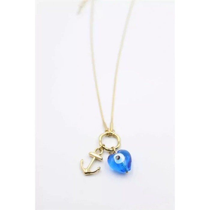 Nazar Çapa Kolye - Altın