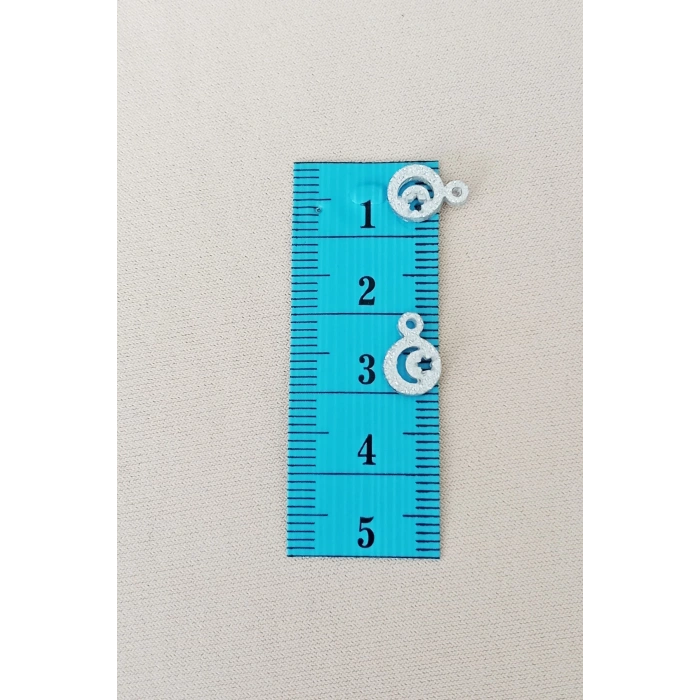 Oya Abiye Bileklik Kolye Pleksi Metalik Plastik Pul Gümüş Renk 24 gram 300 adet - BNC576