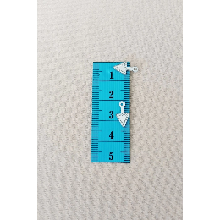 Oya Abiye Bileklik Kolye Pleksi Metalik Plastik Pul Gümüş Renk 8 gram 95 adet - BNC505