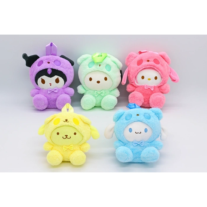 Peluş Kawaii Kuromi My Melody ve Cinnamoroll Sırt Çantası