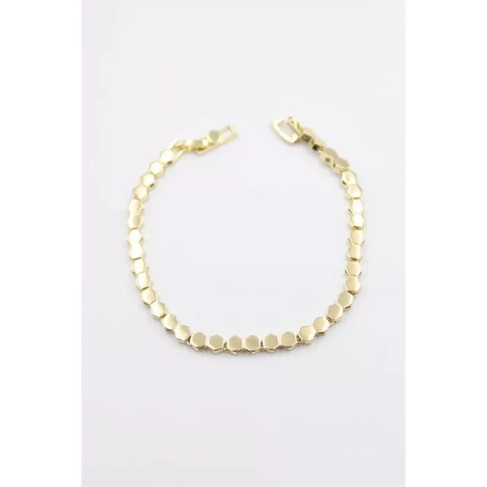 Petek Vip Bileklik - Altın