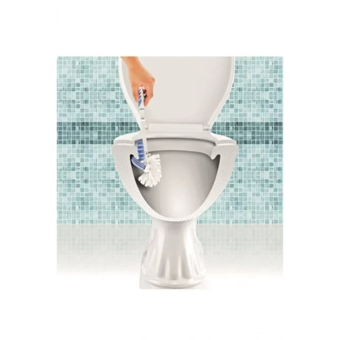 Plastik Softon Klozet Fırça Takımı Royaleks-Tp-336