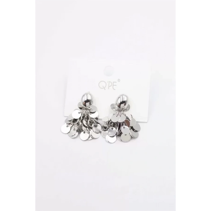 Pullu Küpe - Gümüş