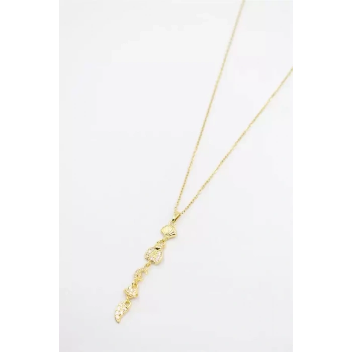 Şans Y Kolye - Altın