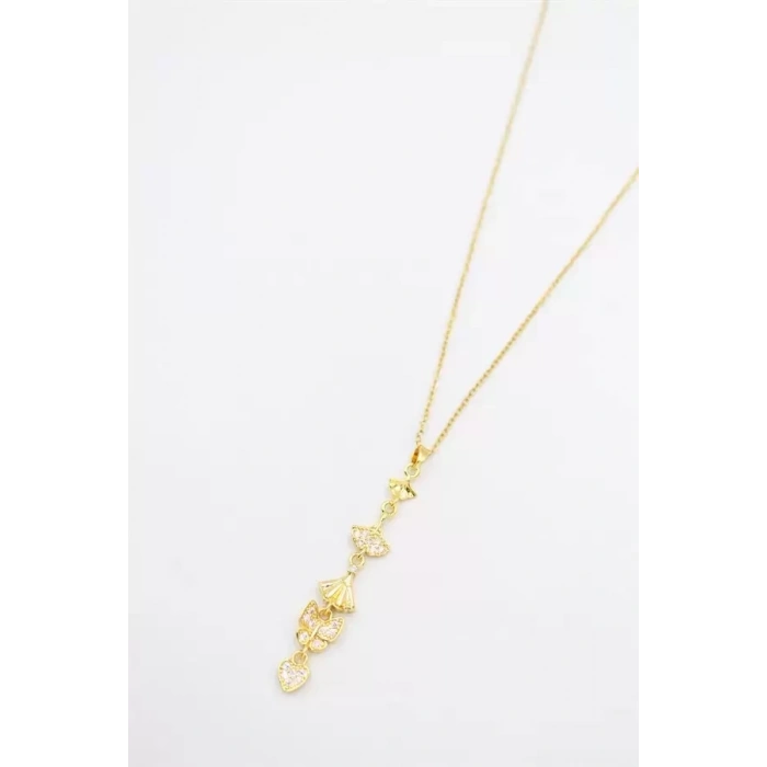 Şans Y Kolye - Altın