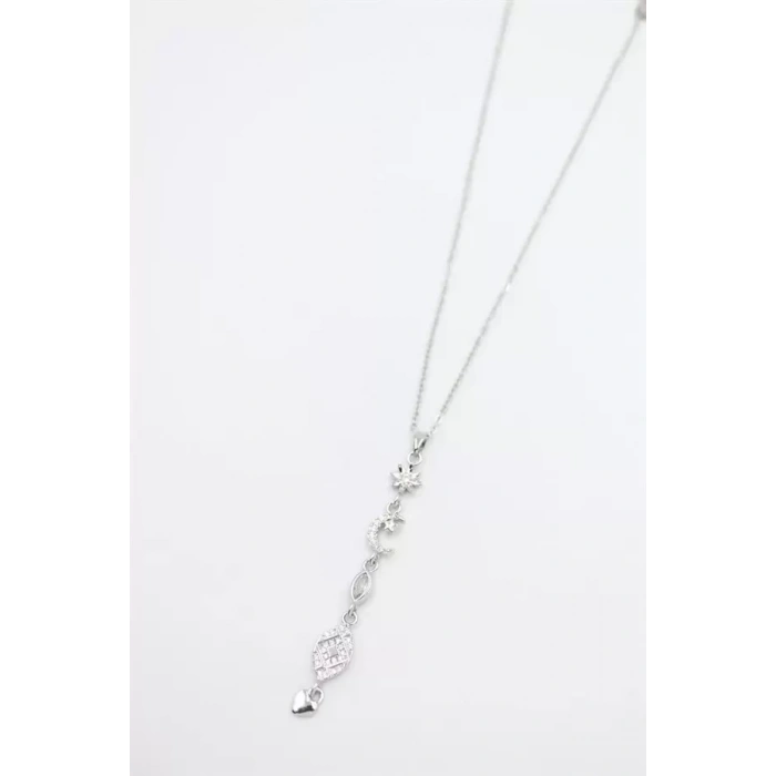 Şans Y Kolye - Gümüş