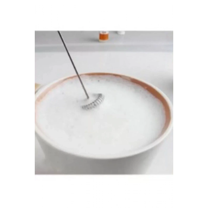 Süt Kahve Krema Köpürtücü Pilli İçecek Sunum