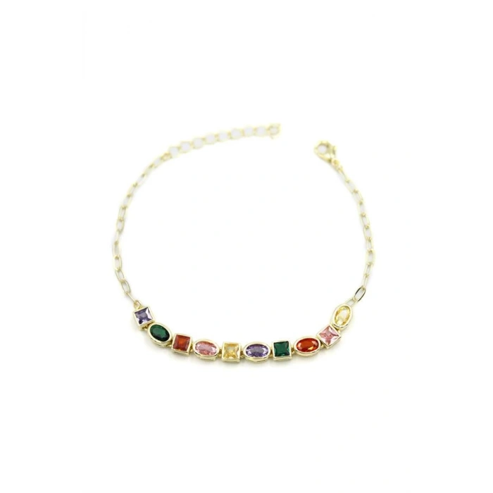 Taşlı Bileklik - Altın