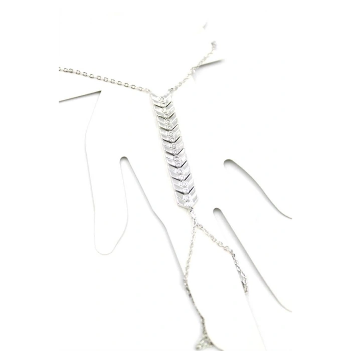 Taşlı Şahmeran Bileklik - Gümüş