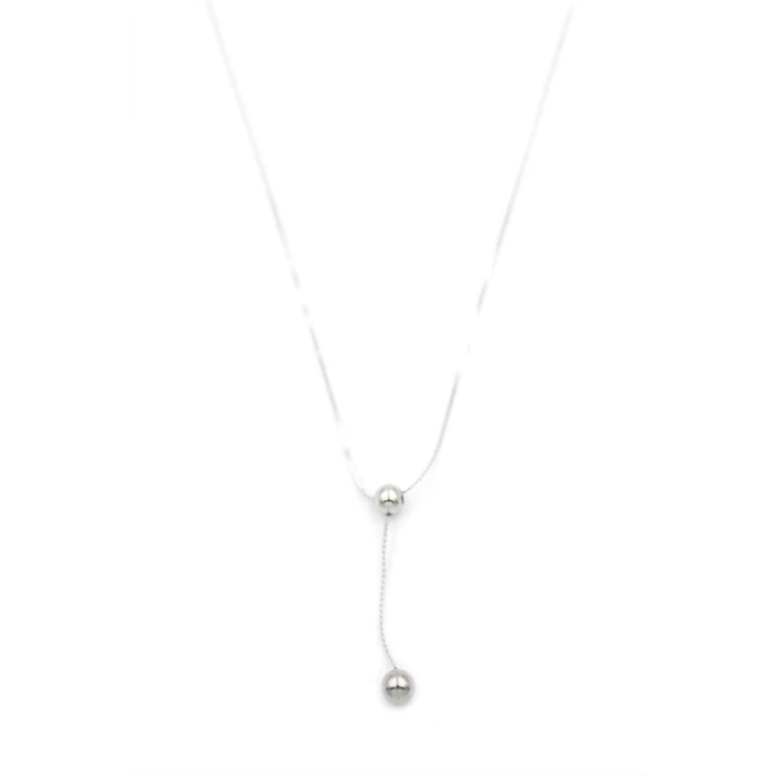 Top Kolye - Gümüş