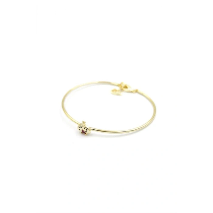 Uğur Böceği Bilezik - Altın