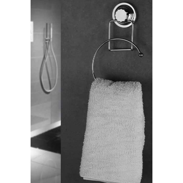 Vakumlu Yuvarlak Havluluk Krom Royaleks-VK-707