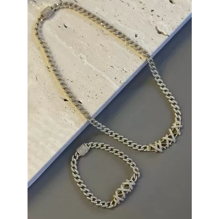 Xuping Gurmet Set  Kolye - Altın