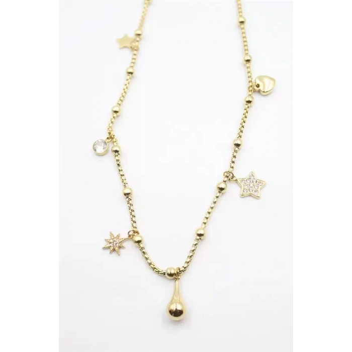 Yıldız Charm Kolye - Altın