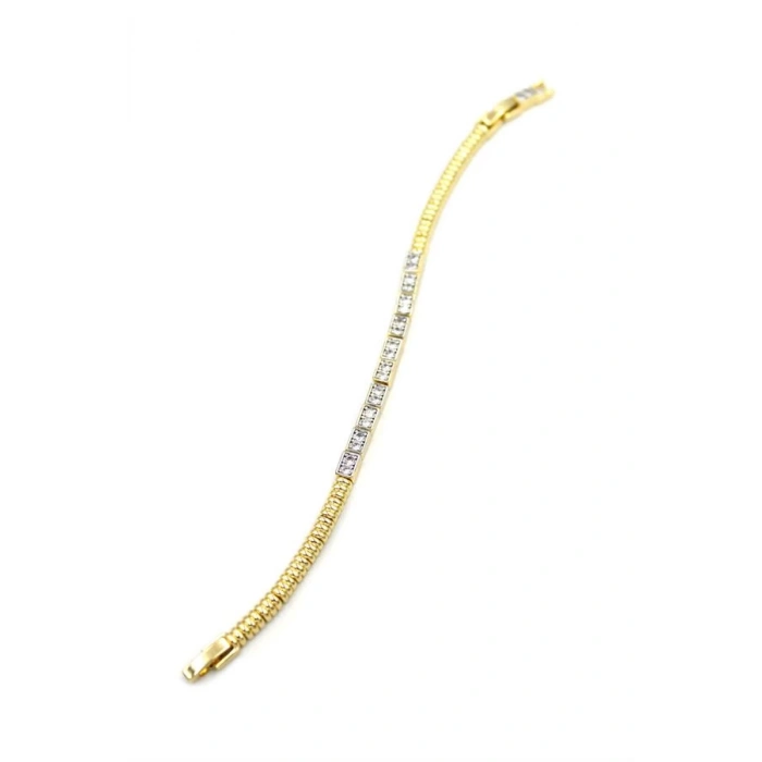 Zirkon Taşlı Bileklik - Altın