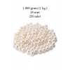1.000 gram (1 kg.) 18mm Krem Renk Plastik İnci Boncuk Çanta ve Takı Yapım Boncuğu (~220 adet)