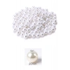 1.000 gram (1 kg.) 20mm Beyaz Renk Plastik İnci Boncuk Çanta ve Takı Yapım Boncuğu (~200 adet)